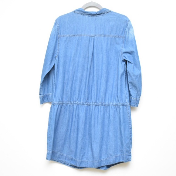 OLD NAVY Denim Pocket Tent Casual Knee Length Lg - Picture 2 of 7